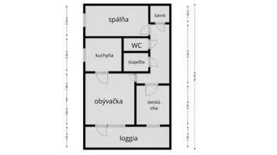Mieszkania na sprzedaż, 3-pokojowe, Košice-Západ · €184 000