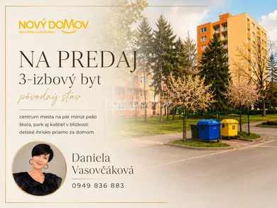 Byty na predaj 3-izbový, Galanta · €119 900