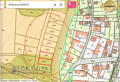 Na predaj pozemok, 559 m², Bešeňová