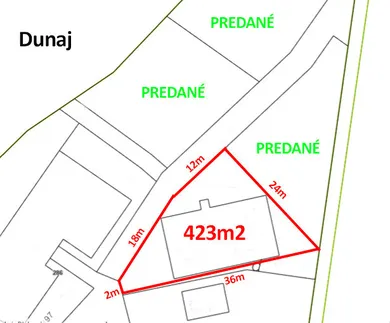 Na predaj pozemok, Dunajská Streda