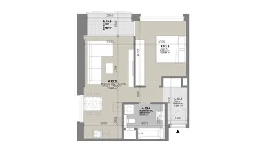 Apartments for sale, 2-room in Bratislava-Petržalka · €220,270
