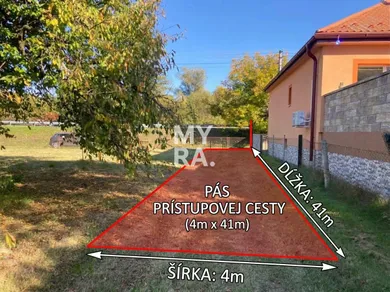 Na predaj pozemok, 723 m², Haniska
