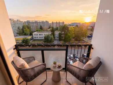 Apartments for sale, 2-room in Košice-Západ · €185,999