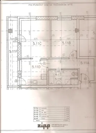 Na predaj 2-izbový byt, 57 m², Bratislava-Nové Mesto, Račianske mýto