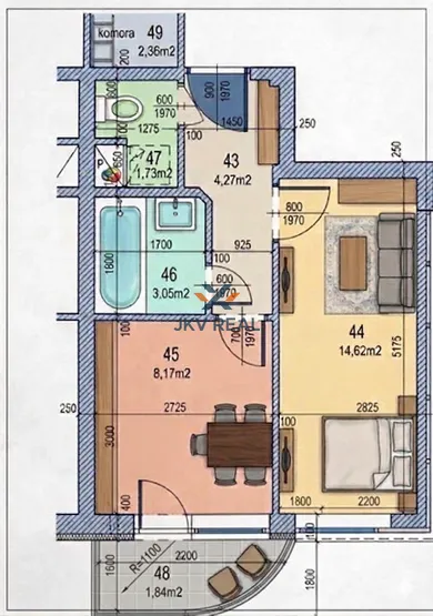 Mieszkania na sprzedaż, 1-pokojowe, Bratislava-Podunajské Biskupice · €155 000