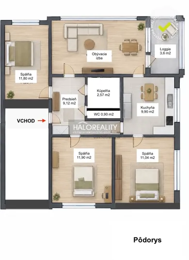 Na predaj 4-izbový byt, 79 m², Bratislava-Dúbravka, Gallayova