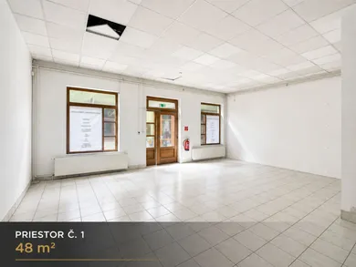 Na prenájom komerčné, 48 m², Topoľčany