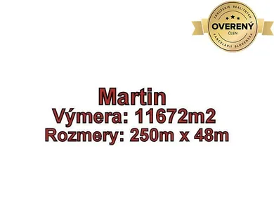 Na predaj pozemok, Martin
