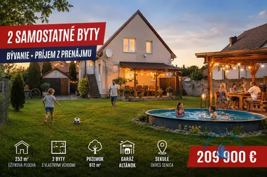 Domy na predaj, Malacky · €209 900