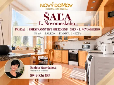 Mieszkania na sprzedaż, 4-pokojowe, Šaľa · €154 500