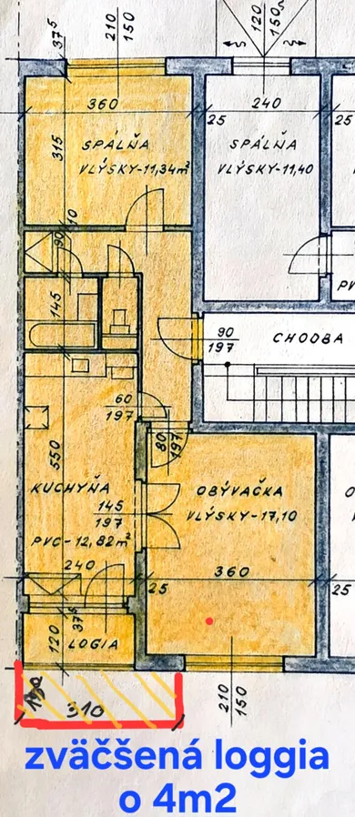 Na predaj 2-izbový byt, 62 m², Pezinok, Za hradbami