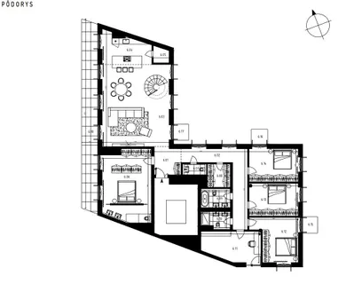 Na predaj 5-izbový byt, 226 m², Bratislava-Staré Mesto
