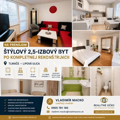 Mieszkania na sprzedaż, 3-pokojowe, Tlmače · €90 000