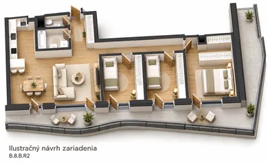 Byty na predaj 4-izbový, Bratislava-Rača · €418 405