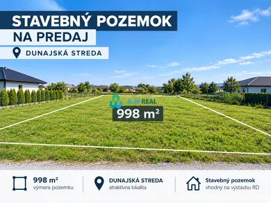 Pozemky na predaj, Dunajská Streda · €218 020