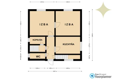 Na predaj 3-izbový dom, 80 m², Opatovská Nová Ves
