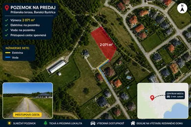 Działki na sprzedaż, Banská Bystrica · €570 000