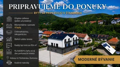 Mieszkania na sprzedaż, 4-pokojowe, Žarnovica · €219 000