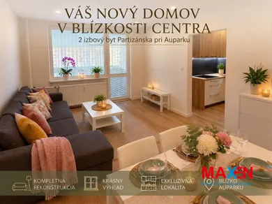 Apartments for sale, 2-room in Košice-Juh · €176,000