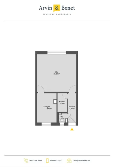 Mieszkania na sprzedaż, 1-pokojowe, Bratislava-Staré Mesto · €150 000