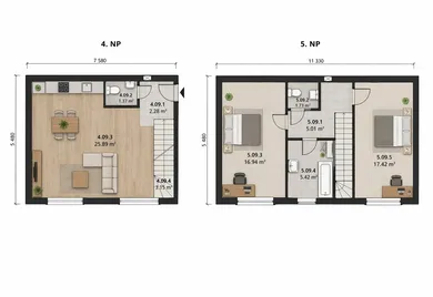 Na predaj 3-izbový byt, 79 m², Bratislava-Devínska Nová Ves