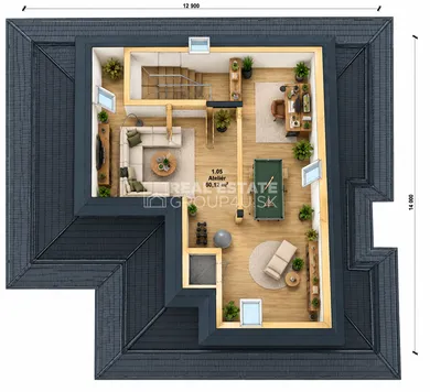 Na predaj 5-izbový dom, 131 m², Trenčianske Teplice