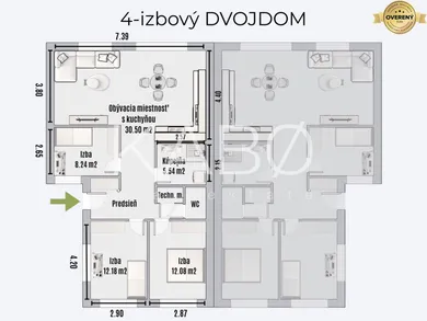 Na predaj dom v Nitra · €185 900 · Novostavba