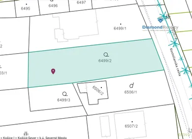 Na predaj pozemok, 634 m², Košice-Sever, Kostolianska cesta
