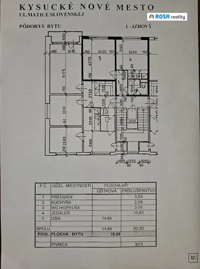 Eladó lakások, 1-szobás, Kysucké Nové Mesto · €110 000