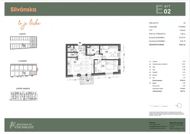 Na predaj 3-izbový byt, 67 m², Trenčín, Tramínová