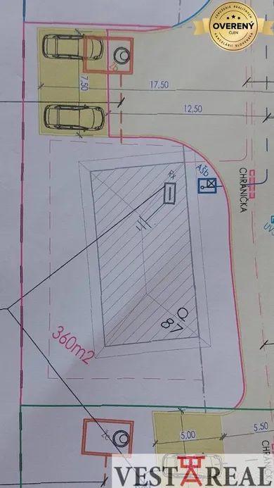 Na predaj pozemok, 360 m², Malá Mača