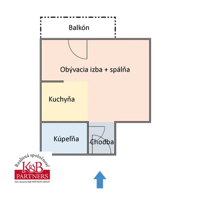 Na prenájom 1-izbový byt, 39 m², Trenčín, Vladimíra Predmerského
