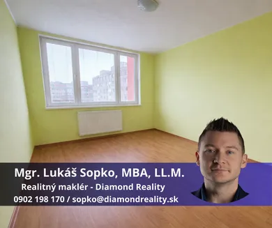 Mieszkania na sprzedaż, 2-pokojowe, Košice-Nad jazerom · €149 999