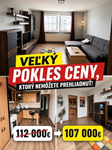 Mieszkania na sprzedaż, 2-pokojowe, Bardejov · €107 000