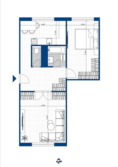 Mieszkania na sprzedaż, 2-pokojowe, Bratislava-Lamač · €215 000