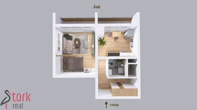 Na predaj 1-izbový byt, 36 m², Považská Bystrica, Stred