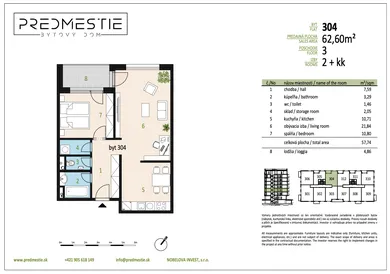 Byty na predaj 2-izbový, Bratislava-Nové Mesto · €209 990