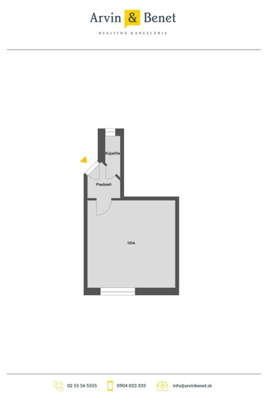 Apartments for sale, 1-room in Bratislava-Nové Mesto · €149,000