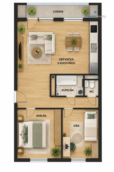 Byty na predaj 3-izbový, Košice-Nad jazerom · €224 900
