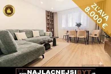 Квартири на продаж, 4-кімнатні, Bratislava-Petržalka · €346 990
