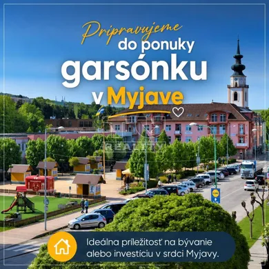 Byty na predaj 1-izbový, Myjava · €62 000