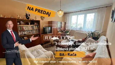 Byty na predaj 2-izbový, Bratislava-Rača · €216 990