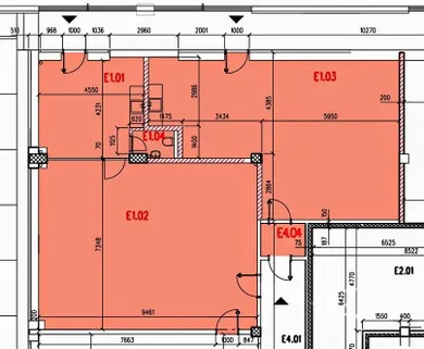Na prenájom komerčné, 93 m², Bratislava-Petržalka, Antolská