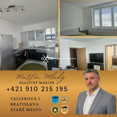 Mieszkania na wynajem, 2-pokojowe, Bratislava-Vrakuňa · €570