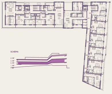 Na predaj 3-izbový byt, 105 m², Košice-Západ, Fialková