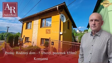 Будинки на продаж, 5-кімнатні, Ružomberok · €175 000