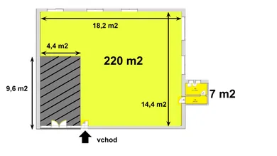 Na prenájom komerčné, 227 m², Poprad, Štefánikova