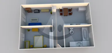 Na predaj 2-izbový byt, 54 m², Žilina, Staré mesto