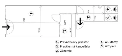 Na prenájom komerčné v Trnava · €1 500 · Čiastočná rekonštrukcia