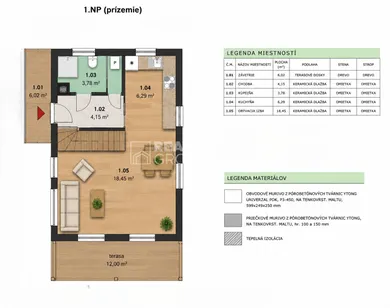 Na predaj 3-izbový dom, 64 m², Streženice